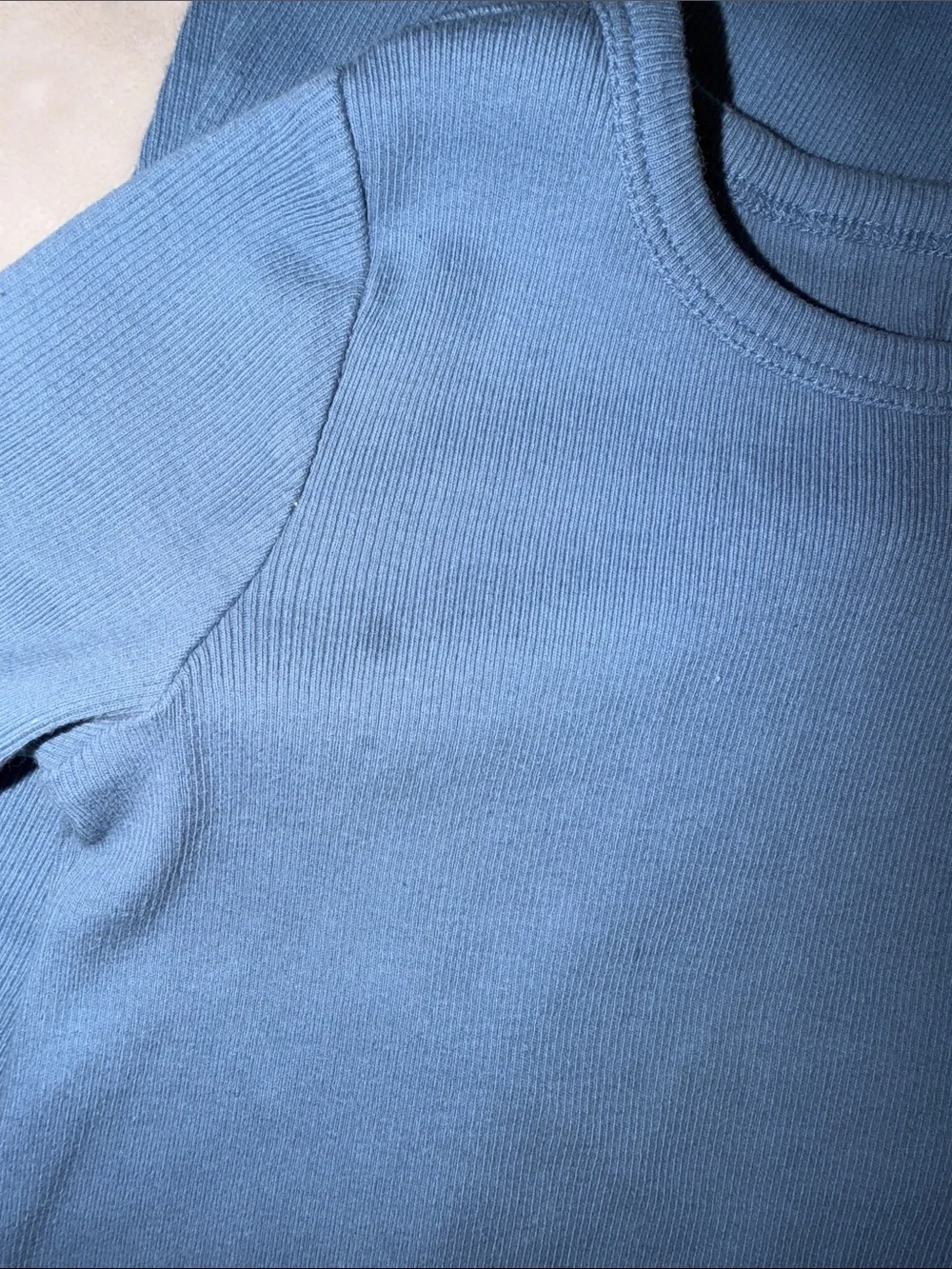 GAP Long Sleeve Tee and Pants Set in Dusty Blue